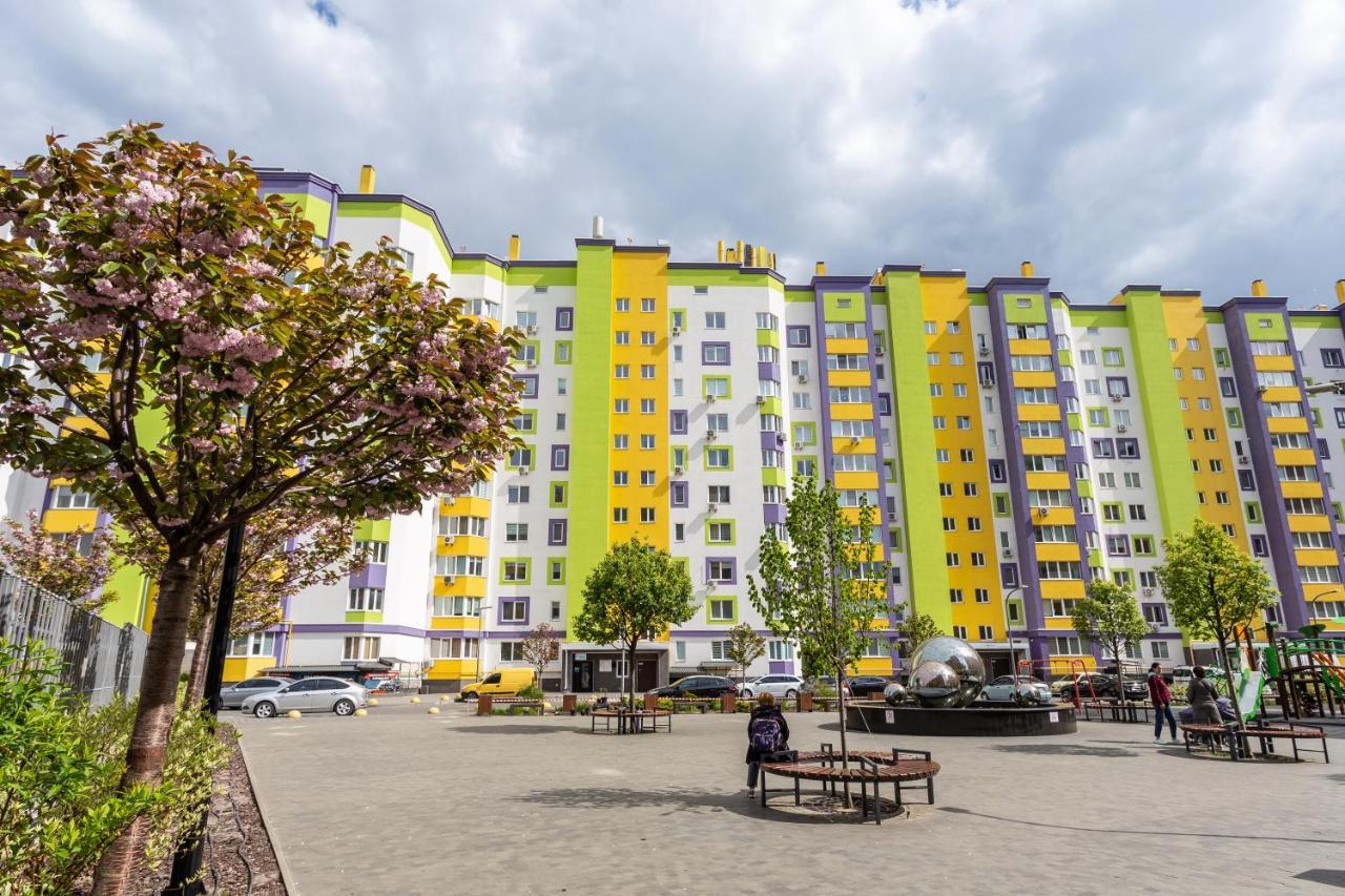 0272 Нова Затишна Квартира Жк Щасливий Kijev Kültér fotó